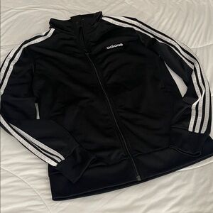 adidas Black Track Jacket Sz SM